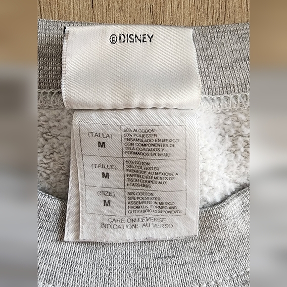 DISNEY Vintage Winnie-the-Pooh Gray Sweatshirt Women's Medium‎ - Picture 6 of 7